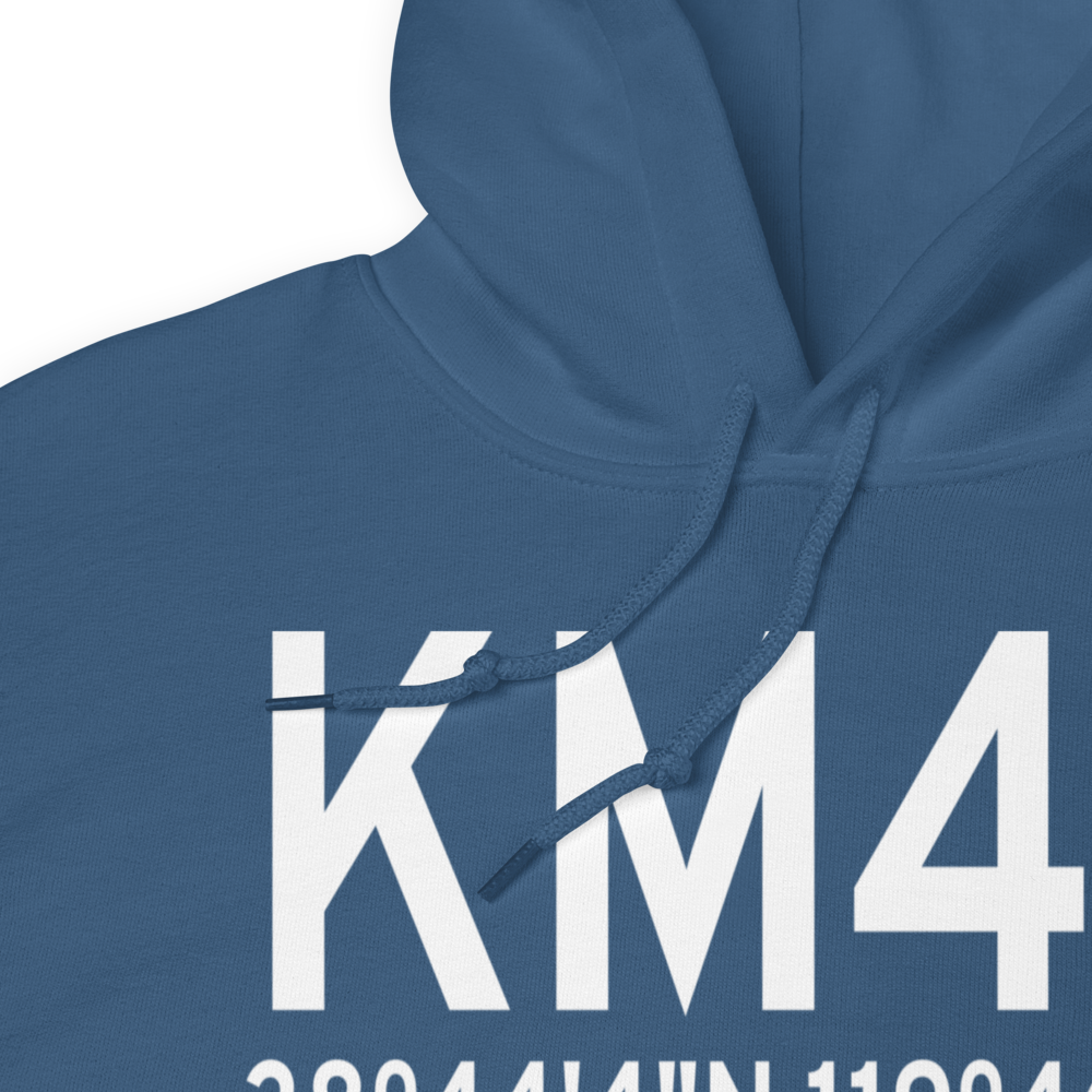 Alpine County Airport (KM45) ICAO Hoodie Sweatshirt 