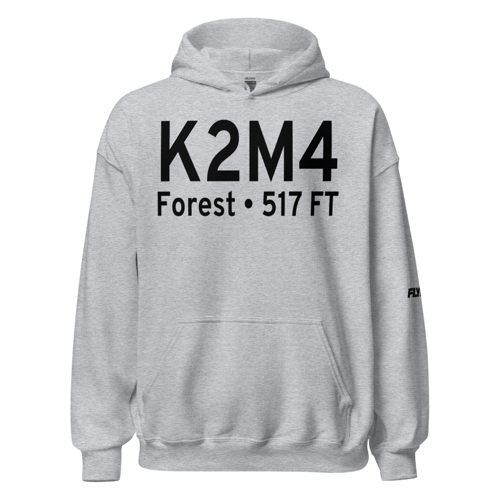 G. V. Montgomery Airport (K2M4) ICAO Hoodie Sweatshirt 