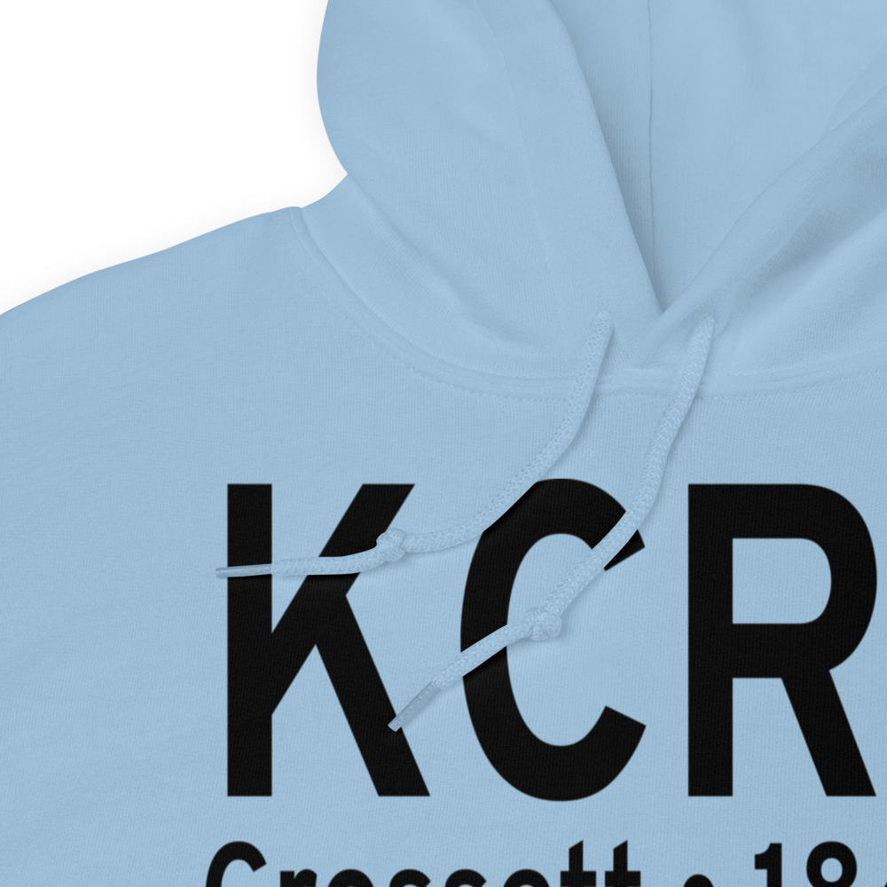 Z M Jack Stell Field (KCRT) ICAO Hoodie Sweatshirt 