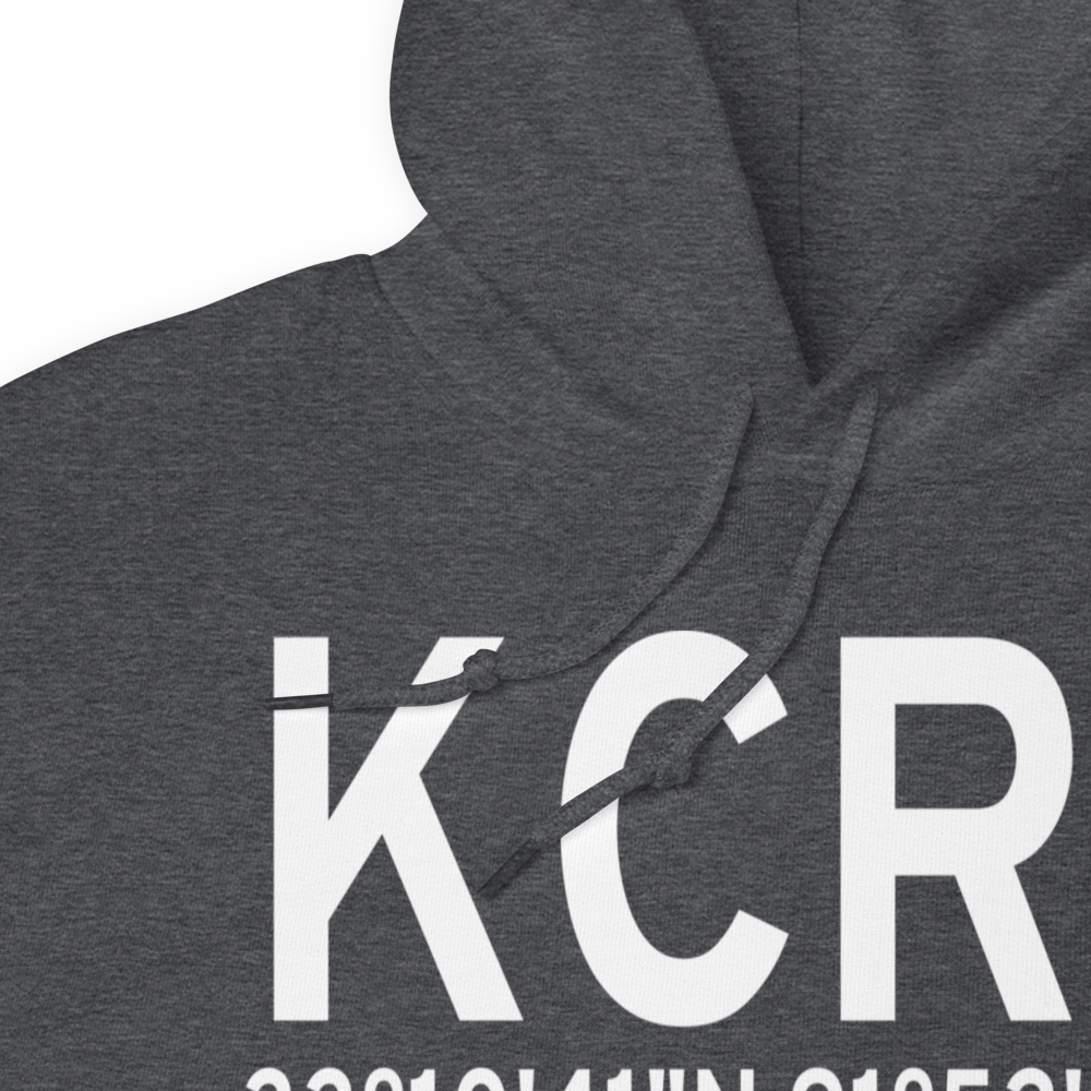 Z M Jack Stell Field (KCRT) ICAO Hoodie Sweatshirt 