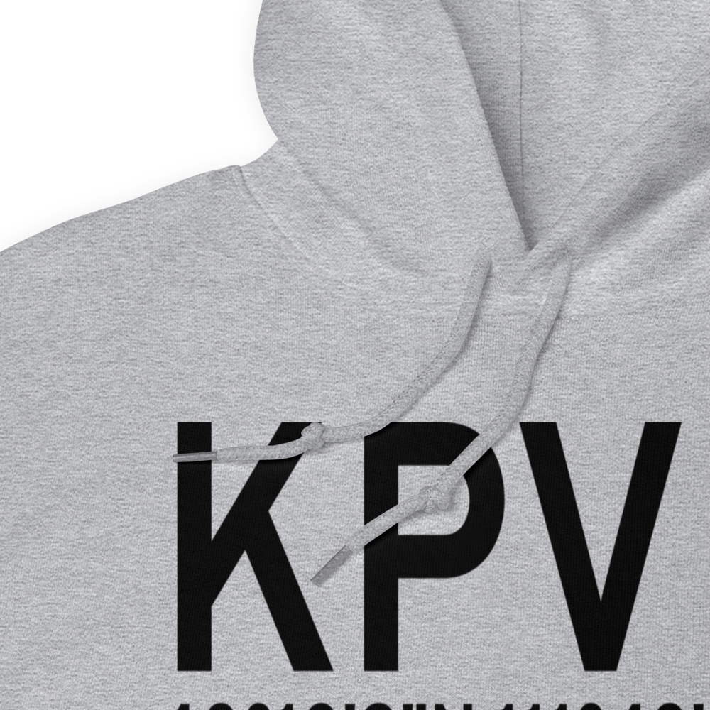 Provo Municipal Airport (KPVU) ICAO Hoodie Sweatshirt 