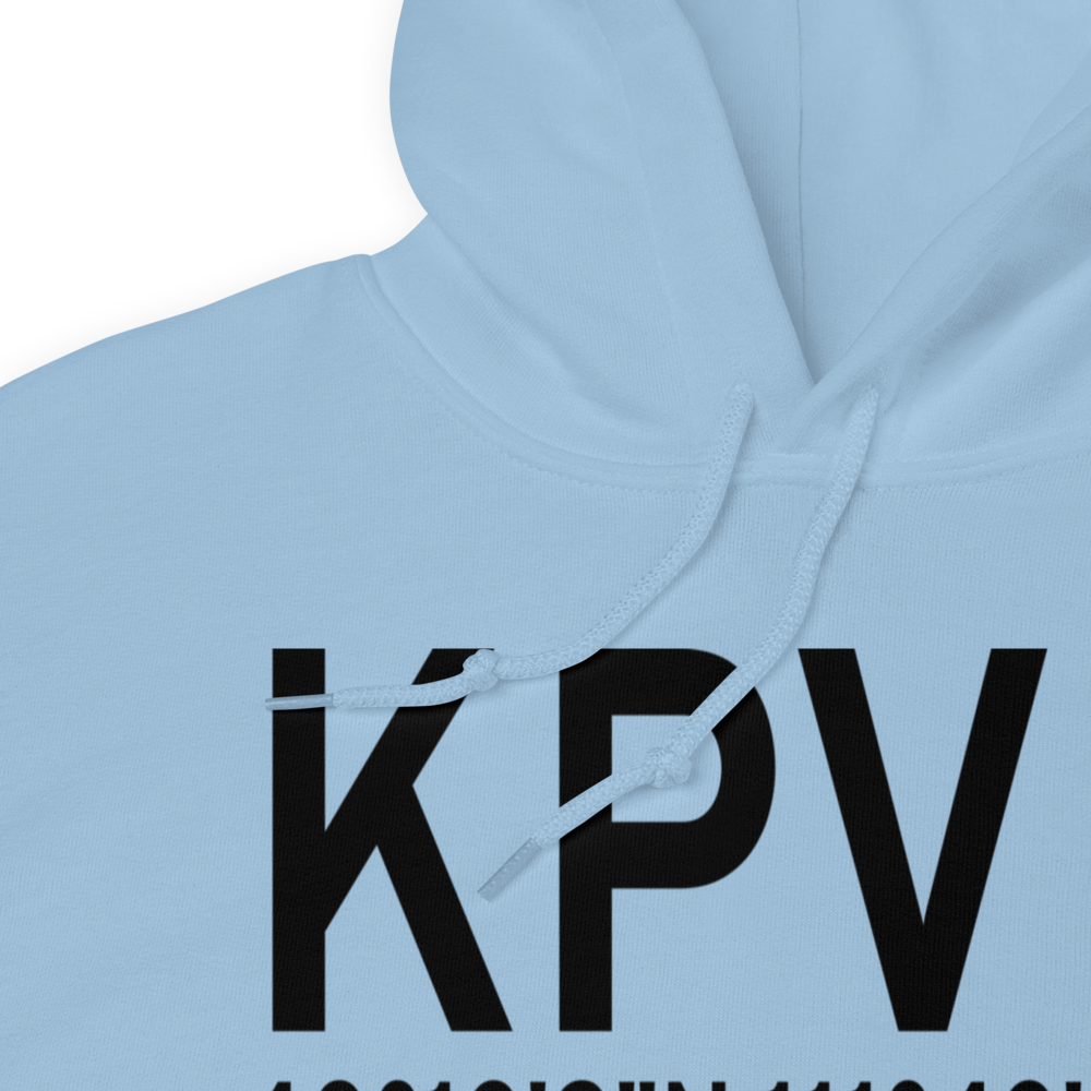 Provo Municipal Airport (KPVU) ICAO Hoodie Sweatshirt 