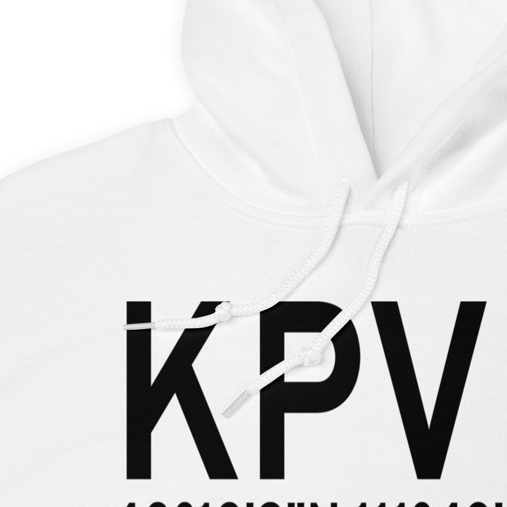 Provo Municipal Airport (KPVU) ICAO Hoodie Sweatshirt 