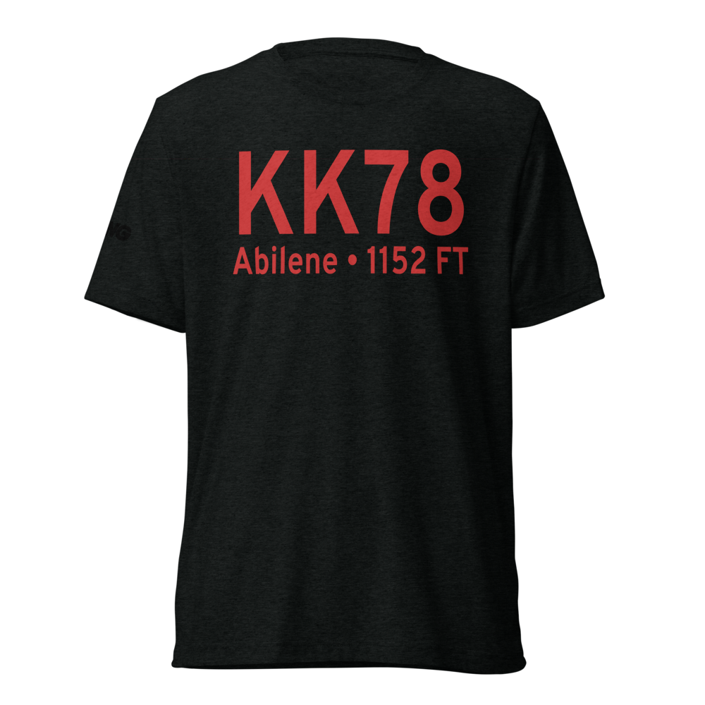 Abilene Municipal Airport (KK78) ICAO Tri-blend T-Shirt 
