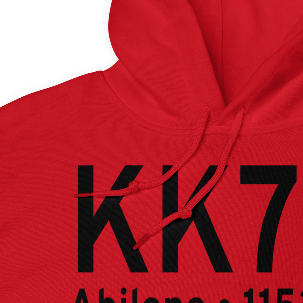 Abilene Municipal Airport (KK78) ICAO Hoodie Sweatshirt 