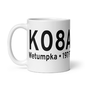 Wetumpka Municipal Airport (K08A) ICAO Mug