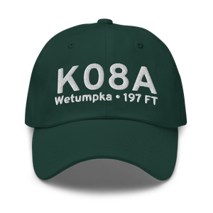 Wetumpka Municipal Airport (K08A) ICAO Hat