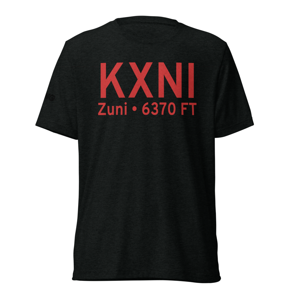 Andrew Othole Memorial Airport (KXNI) ICAO Tri-blend T-Shirt 