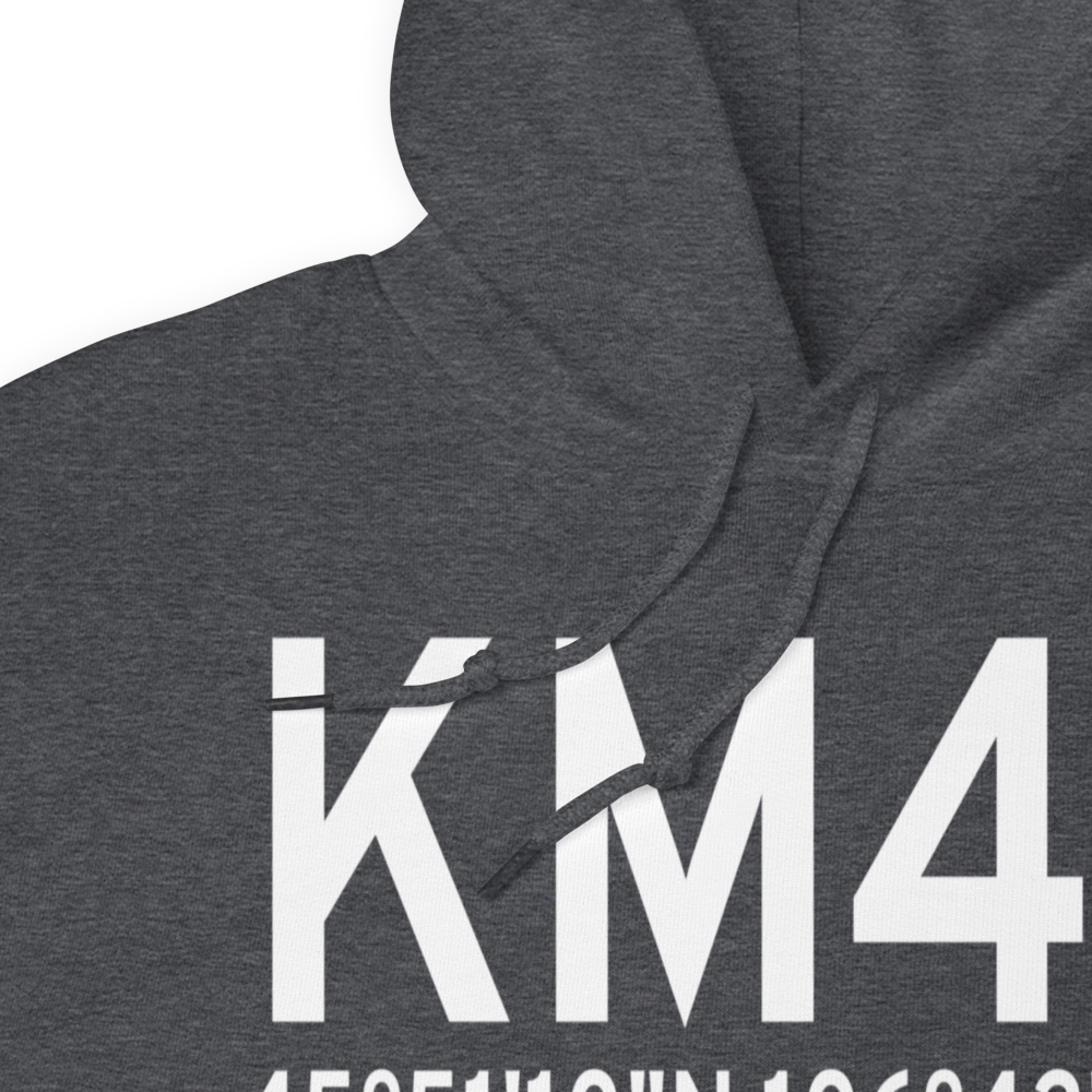Colstrip Airport (KM46) ICAO Hoodie Sweatshirt 