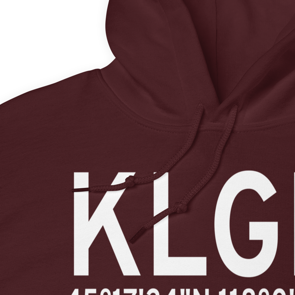 La Grande/Union County Airport (KLGD) ICAO Hoodie Sweatshirt 