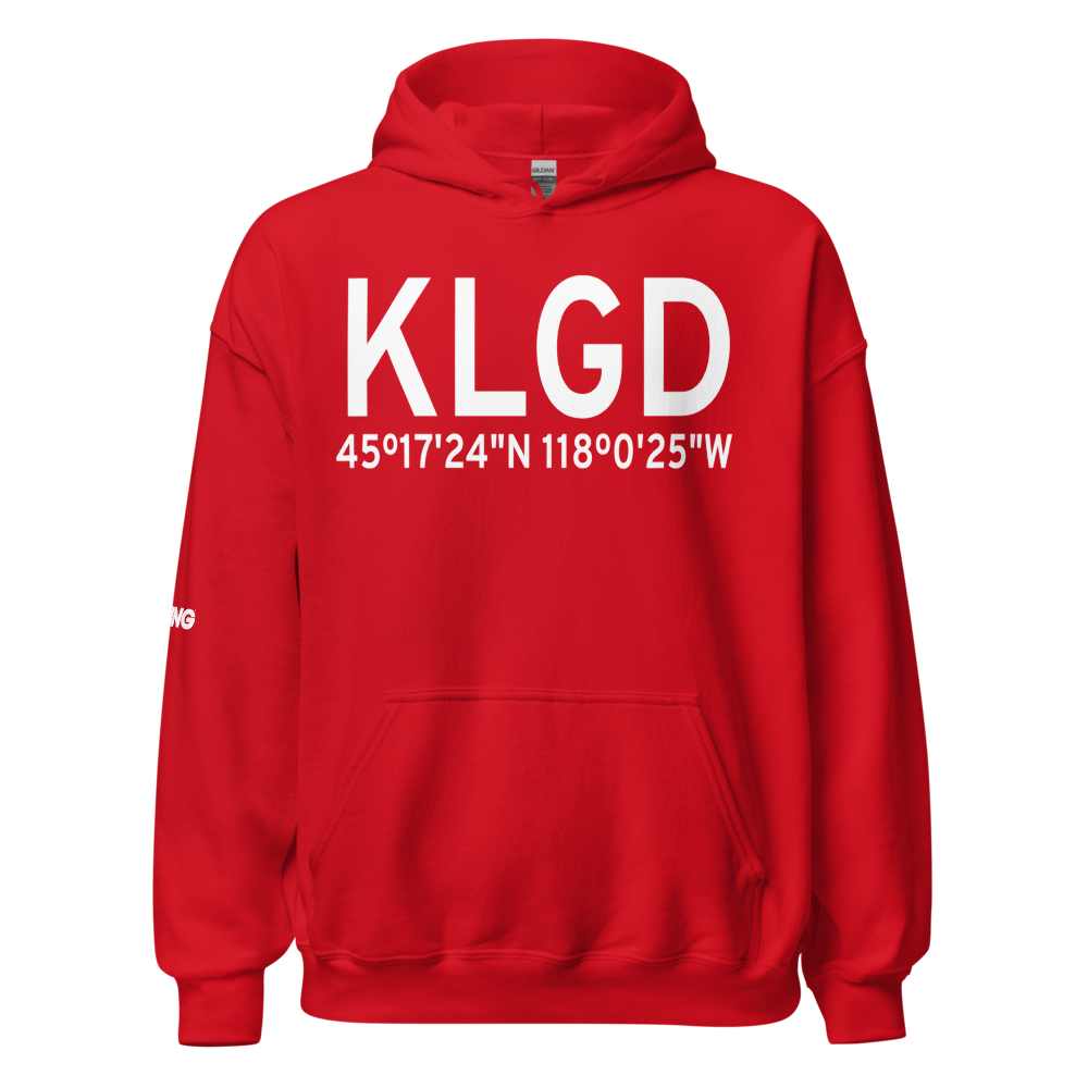 La Grande/Union County Airport (KLGD) ICAO Hoodie Sweatshirt 