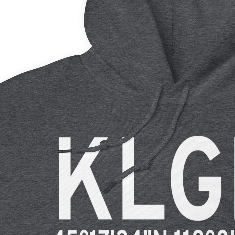 La Grande/Union County Airport (KLGD) ICAO Hoodie Sweatshirt 