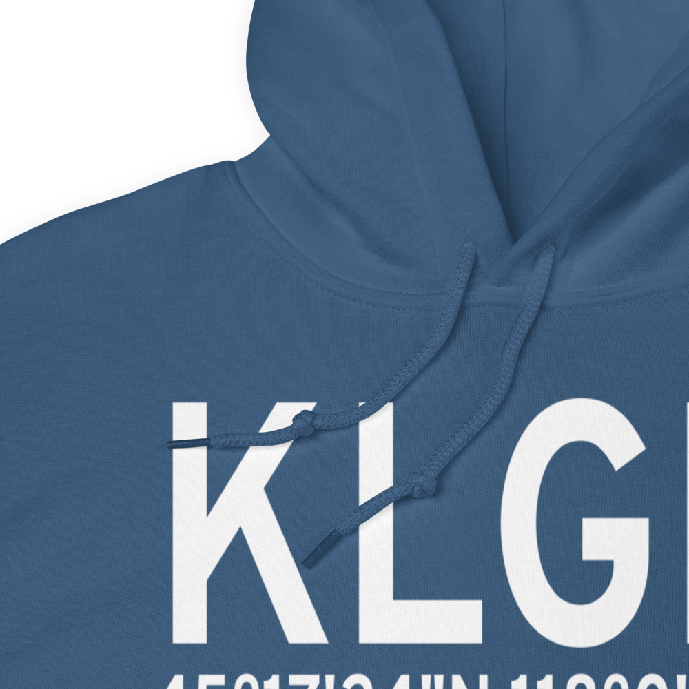 La Grande/Union County Airport (KLGD) ICAO Hoodie Sweatshirt 