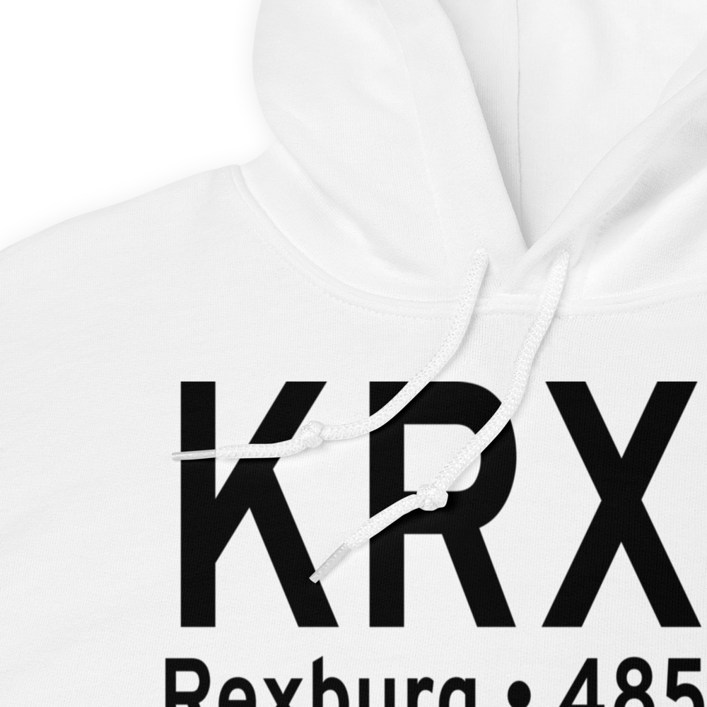 Rexburg Madison County Airport (KRXE) ICAO Hoodie Sweatshirt 