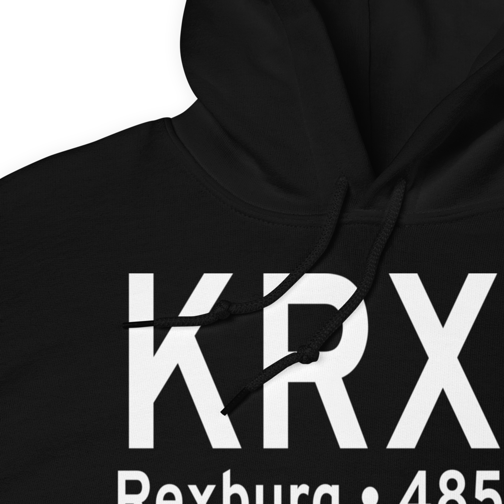 Rexburg Madison County Airport (KRXE) ICAO Hoodie Sweatshirt 