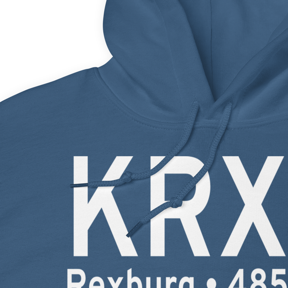 Rexburg Madison County Airport (KRXE) ICAO Hoodie Sweatshirt 