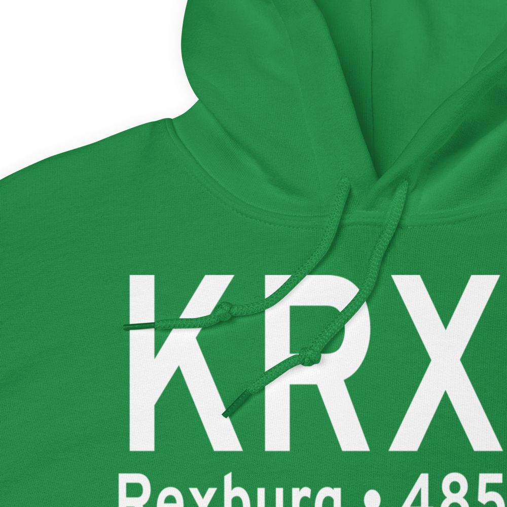 Rexburg Madison County Airport (KRXE) ICAO Hoodie Sweatshirt 