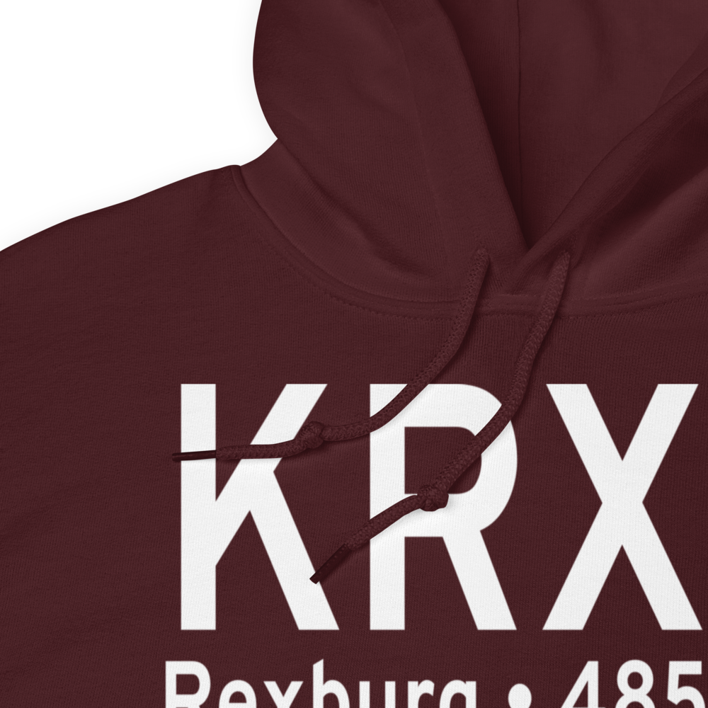 Rexburg Madison County Airport (KRXE) ICAO Hoodie Sweatshirt 