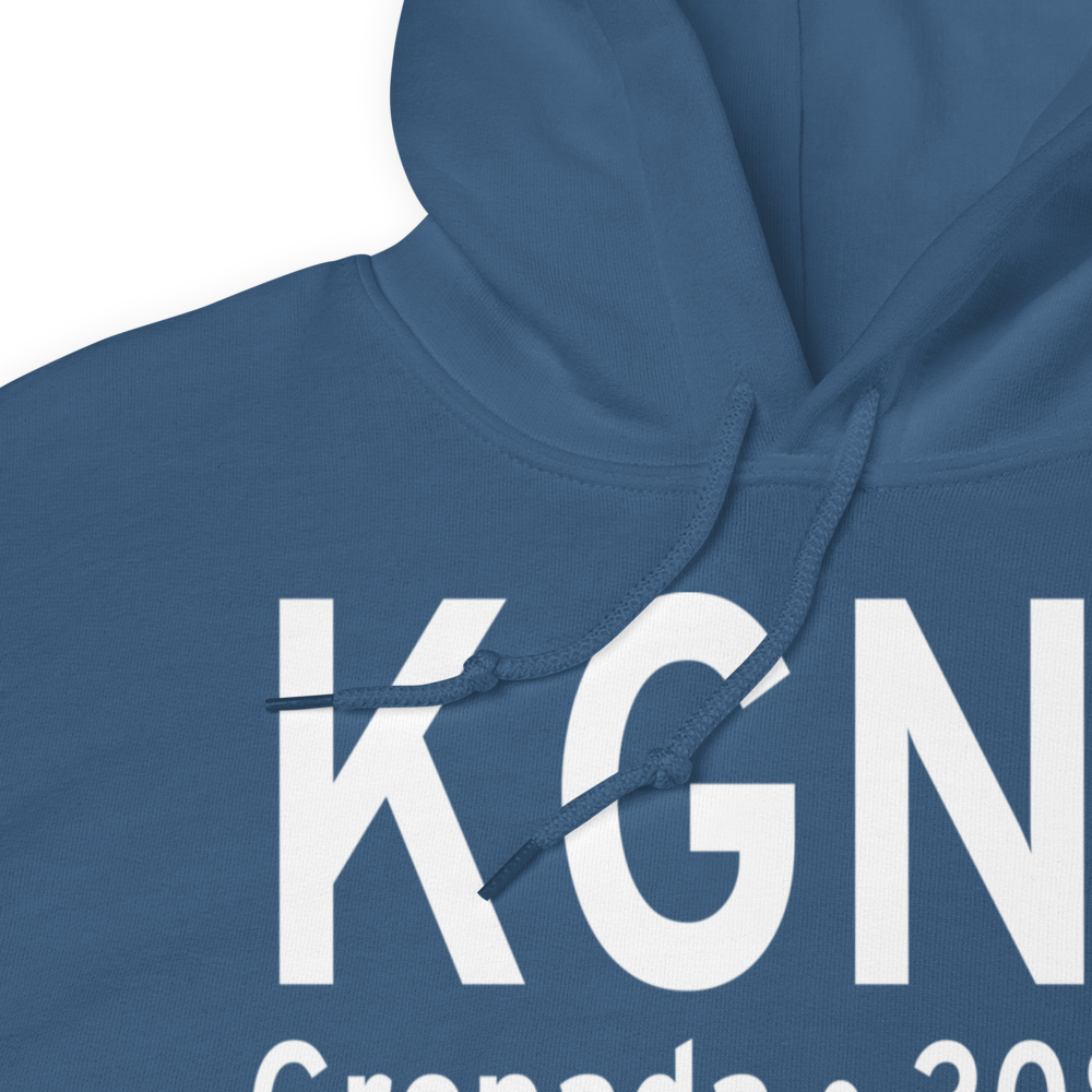 Grenada Municipal Airport (KGNF) ICAO Hoodie Sweatshirt 