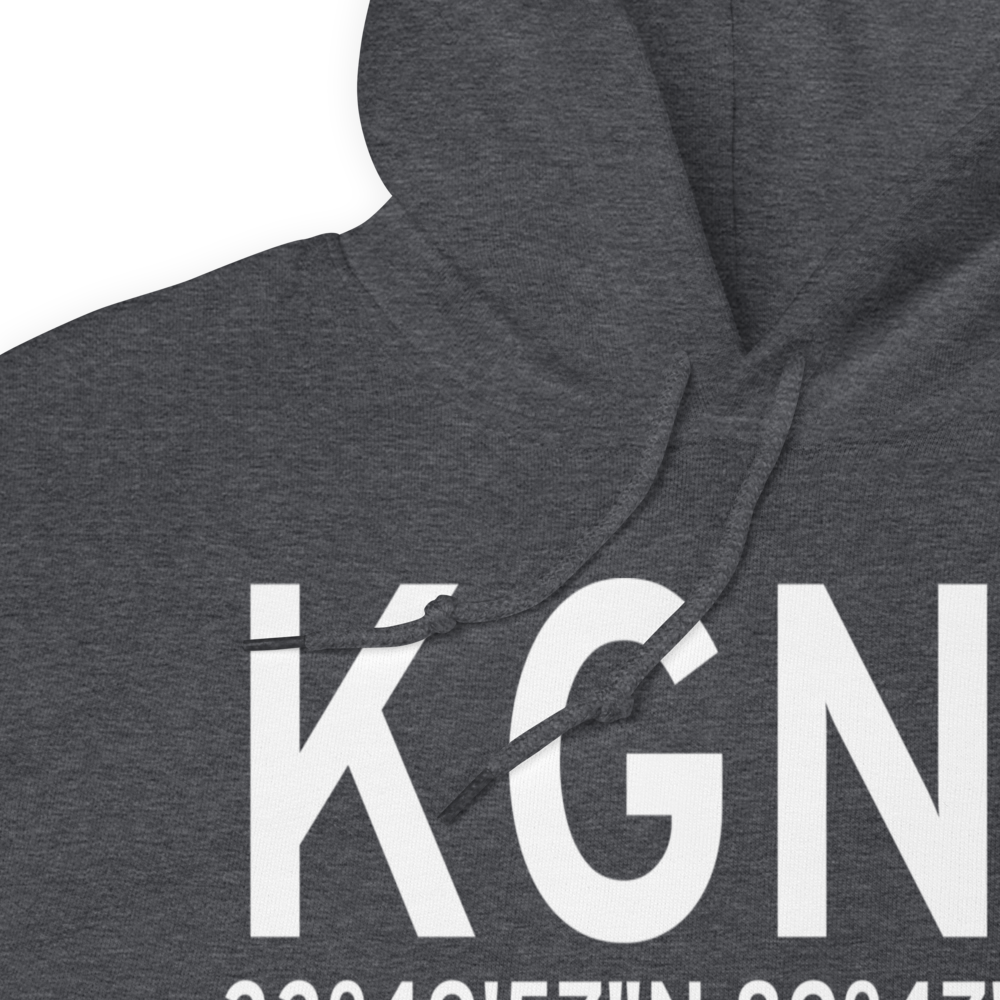 Grenada Municipal Airport (KGNF) ICAO Hoodie Sweatshirt 