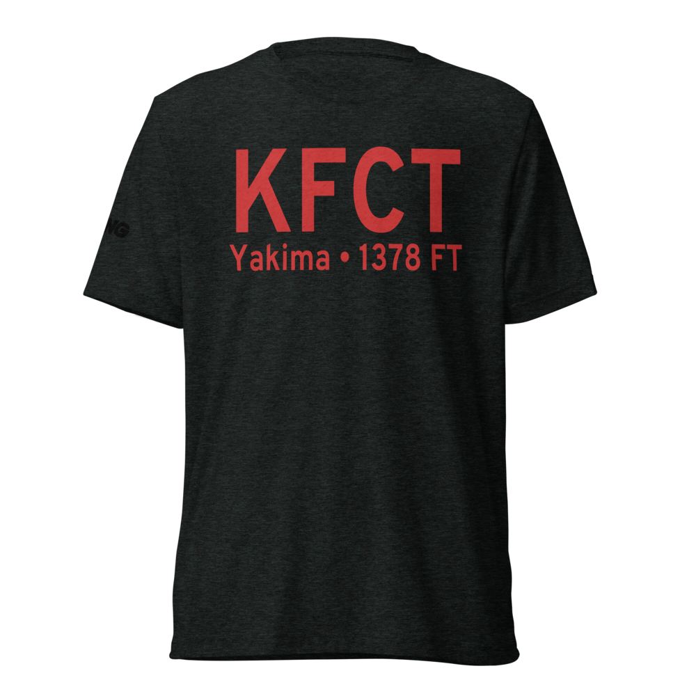 Vagabond Army Heliport (KFCT) ICAO Tri-blend T-Shirt 