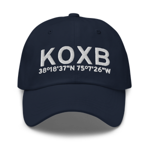 Ocean City Municipal Airport (KOXB) ICAO Hat