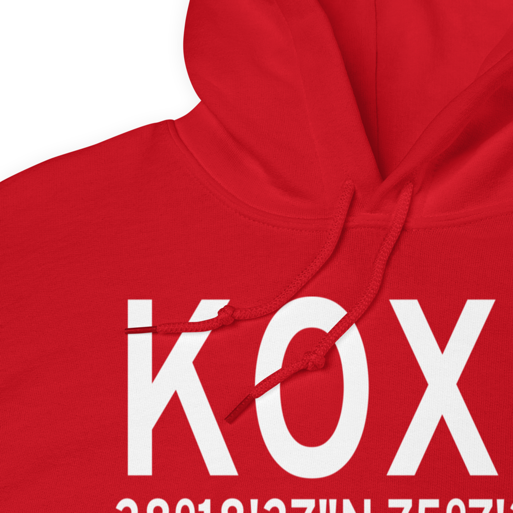 Ocean City Municipal Airport (KOXB) ICAO Hoodie Sweatshirt 