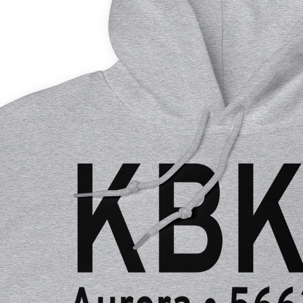 Buckley Air Force Base (KBKF) ICAO Hoodie Sweatshirt 