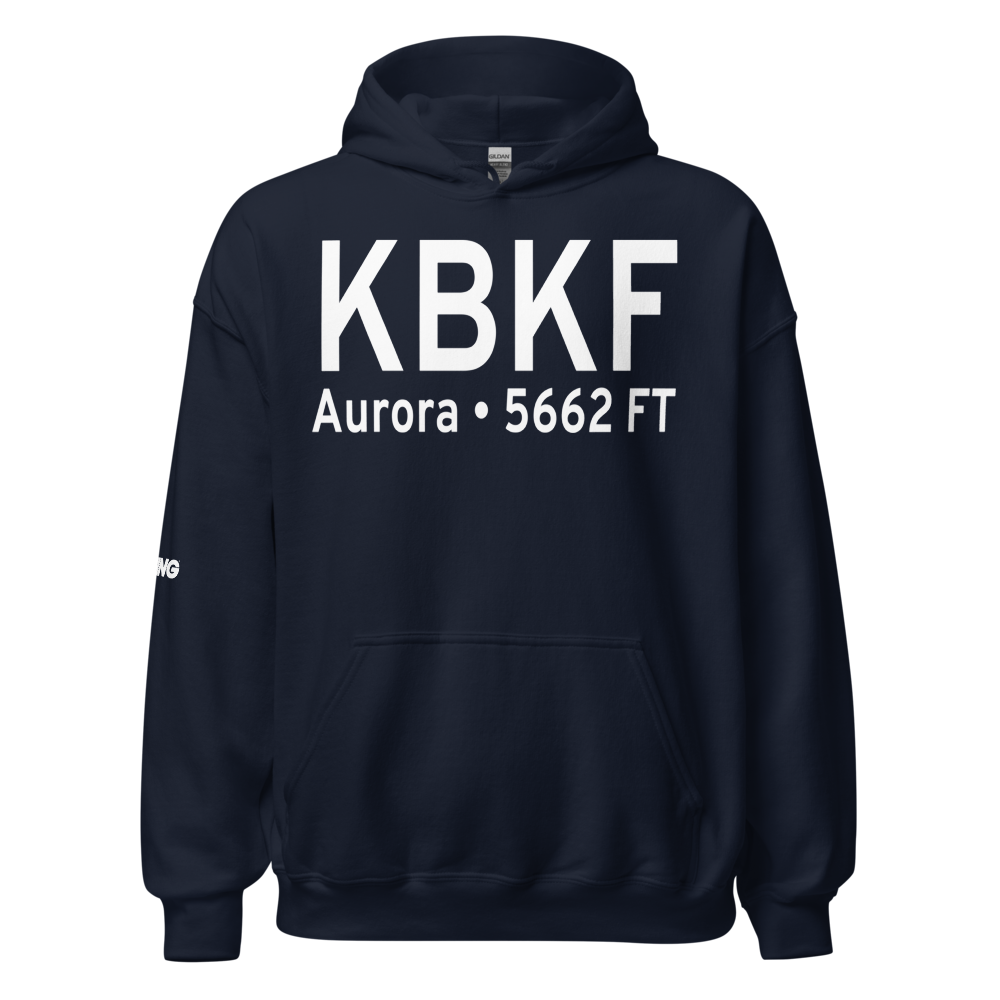 Buckley Air Force Base (KBKF) ICAO Hoodie Sweatshirt 