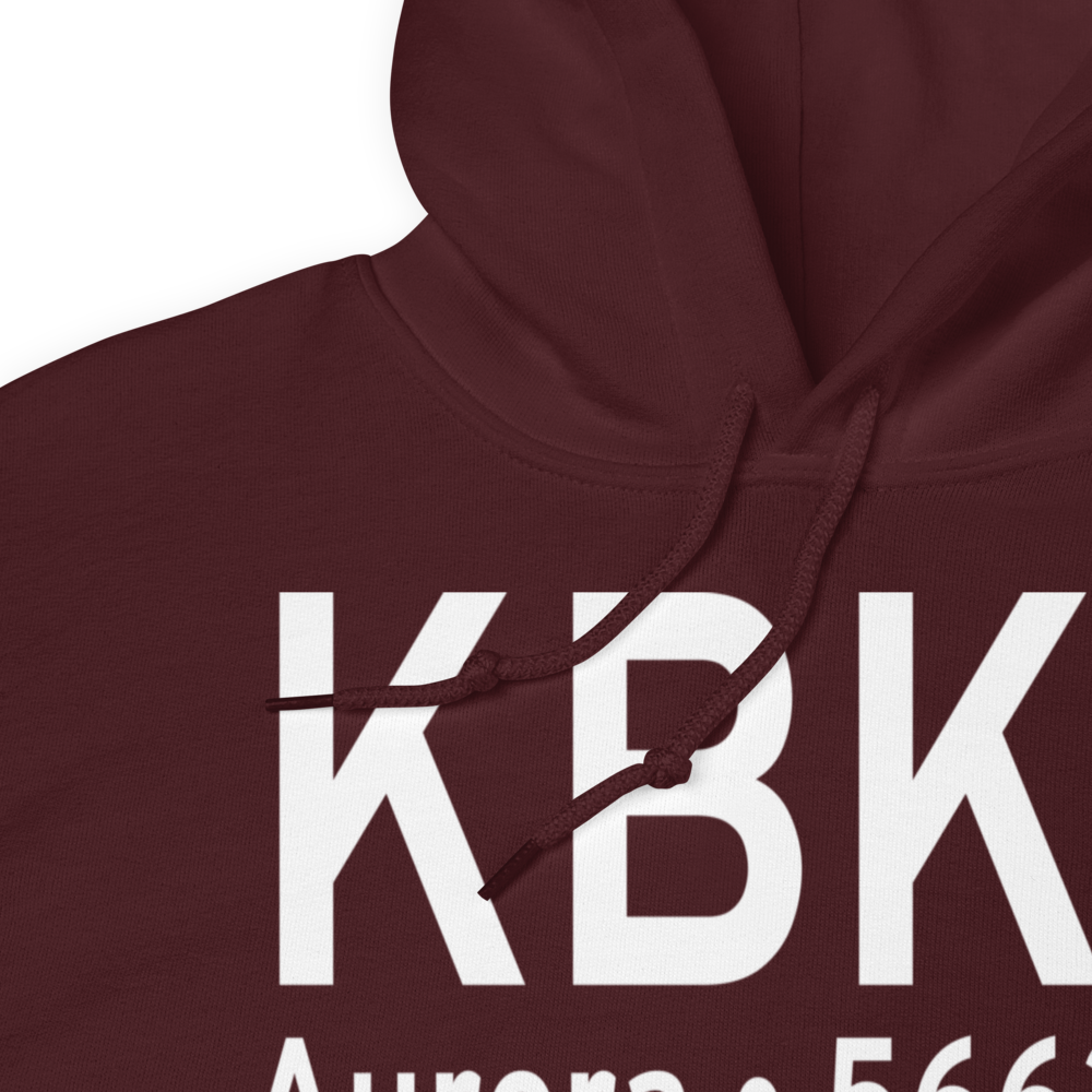 Buckley Air Force Base (KBKF) ICAO Hoodie Sweatshirt 