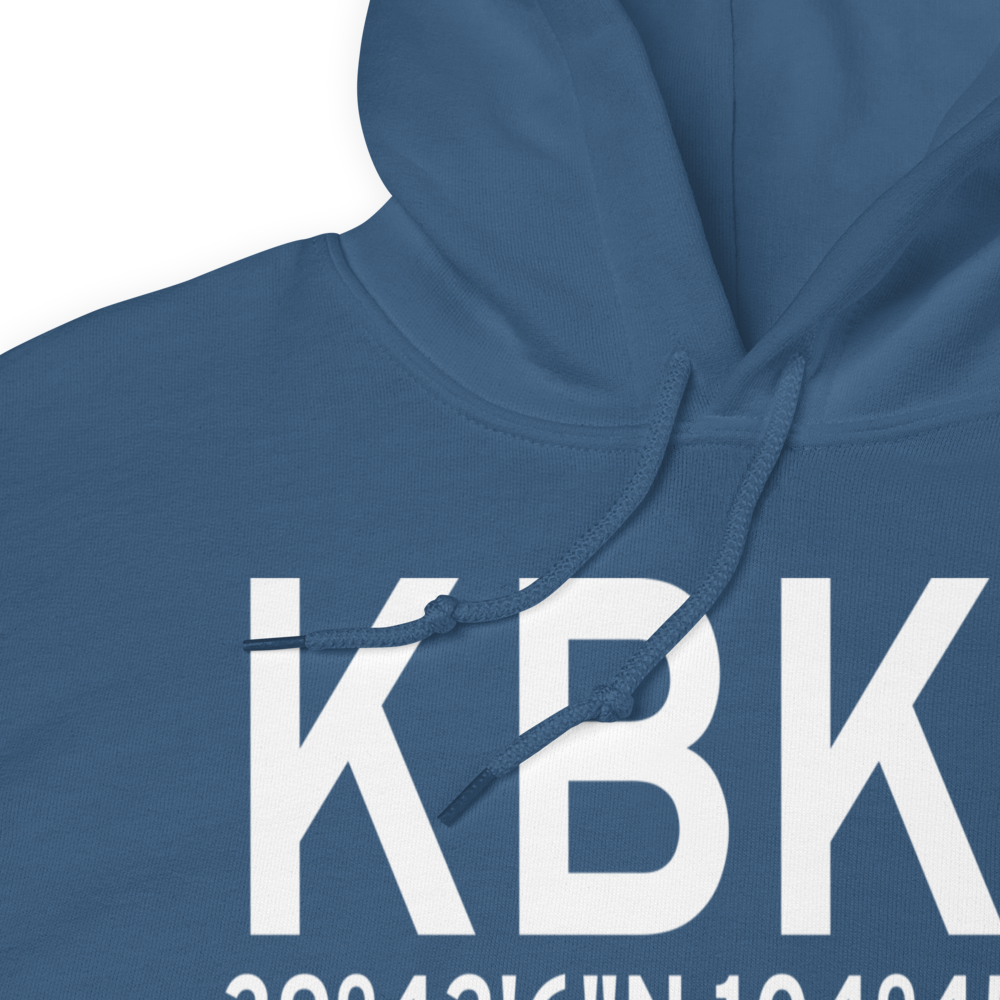 Buckley Air Force Base (KBKF) ICAO Hoodie Sweatshirt 
