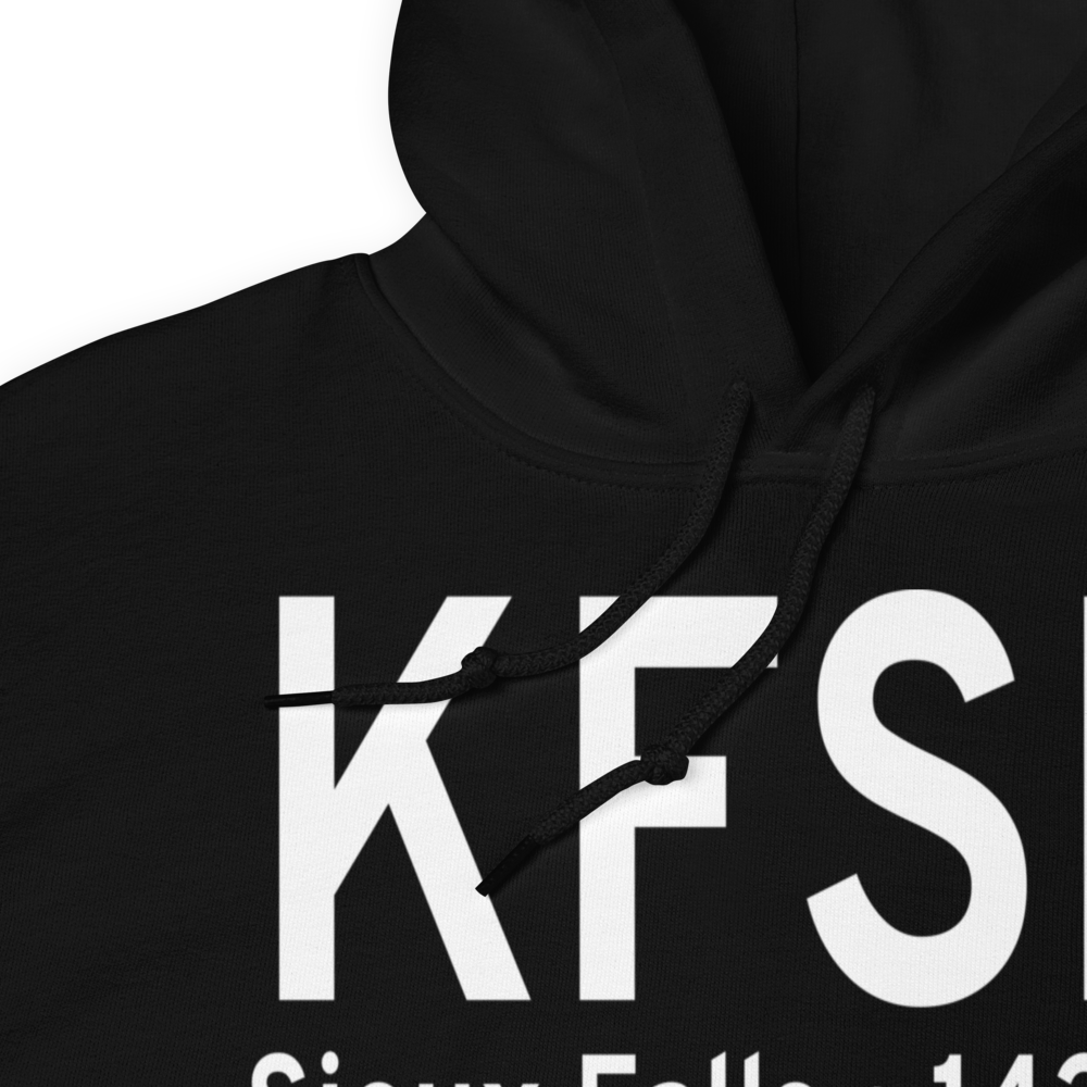 Joe Foss Field Airport (KFSD) ICAO Hoodie Sweatshirt 