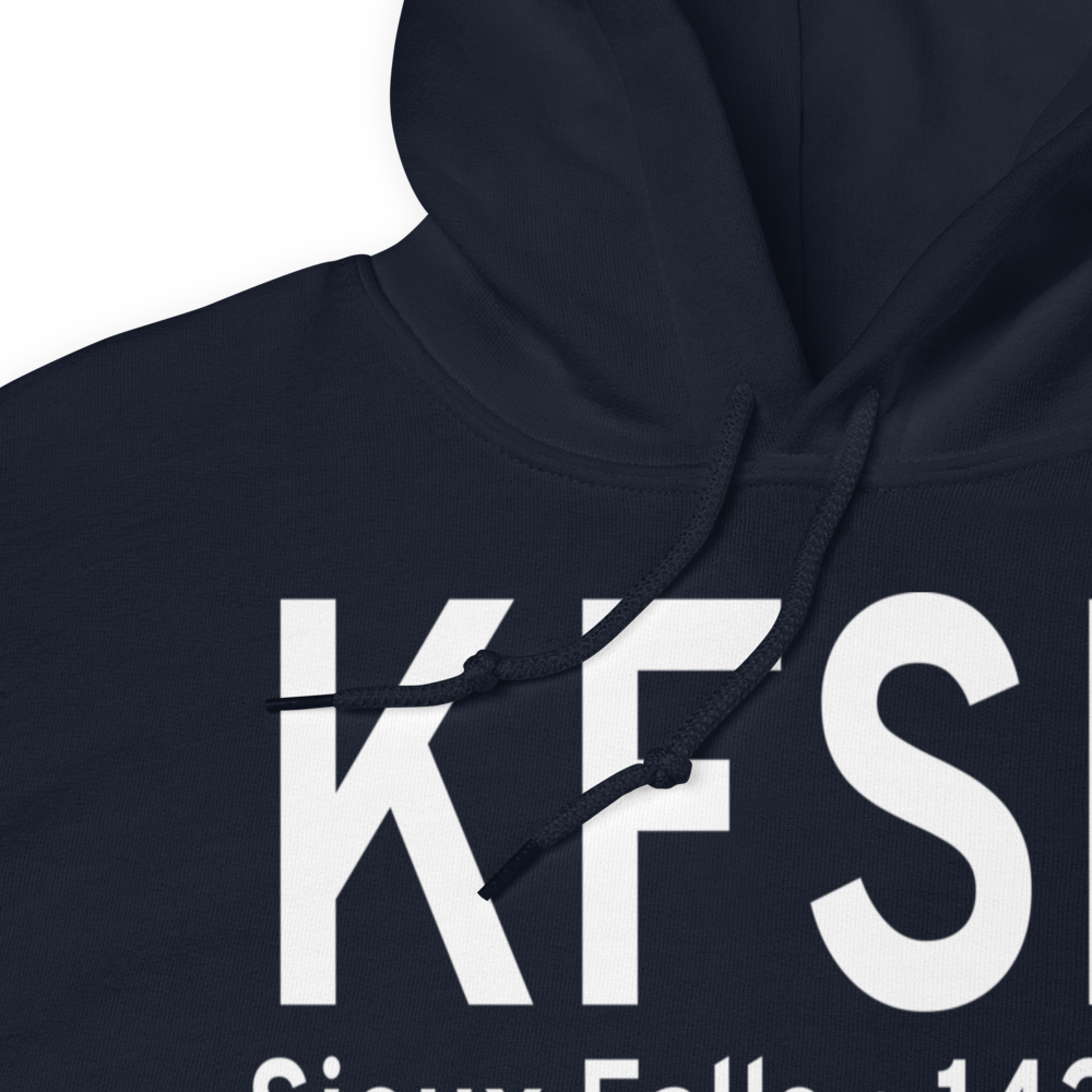 Joe Foss Field Airport (KFSD) ICAO Hoodie Sweatshirt 
