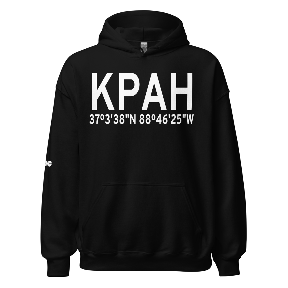 Barkley Regional Airport (KPAH) ICAO Hoodie Sweatshirt 