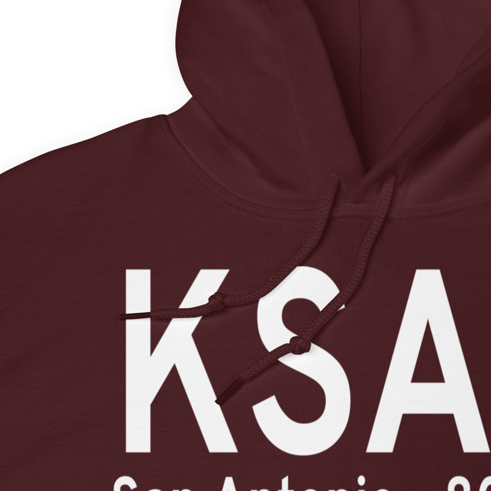 San Antonio International Airport (KSAT) ICAO Hoodie Sweatshirt 