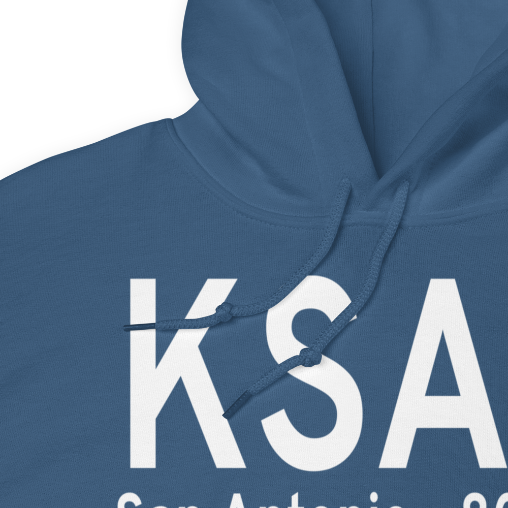 San Antonio International Airport (KSAT) ICAO Hoodie Sweatshirt 