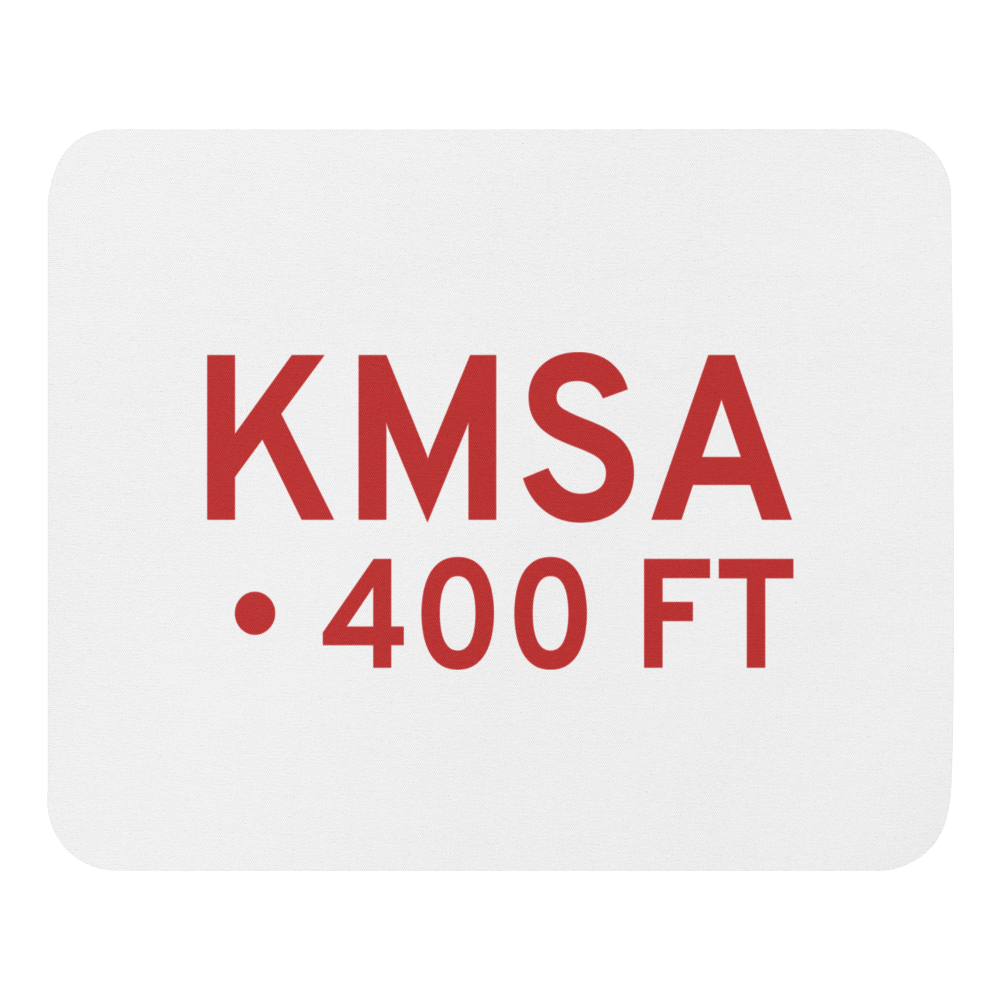 Mt Pleasant Airport (KMSA) ICAO  Mouse Pad 