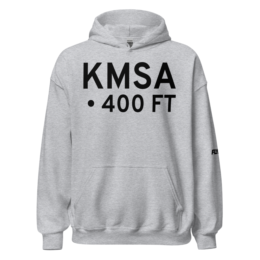 Mt Pleasant Airport (KMSA) ICAO Hoodie Sweatshirt 