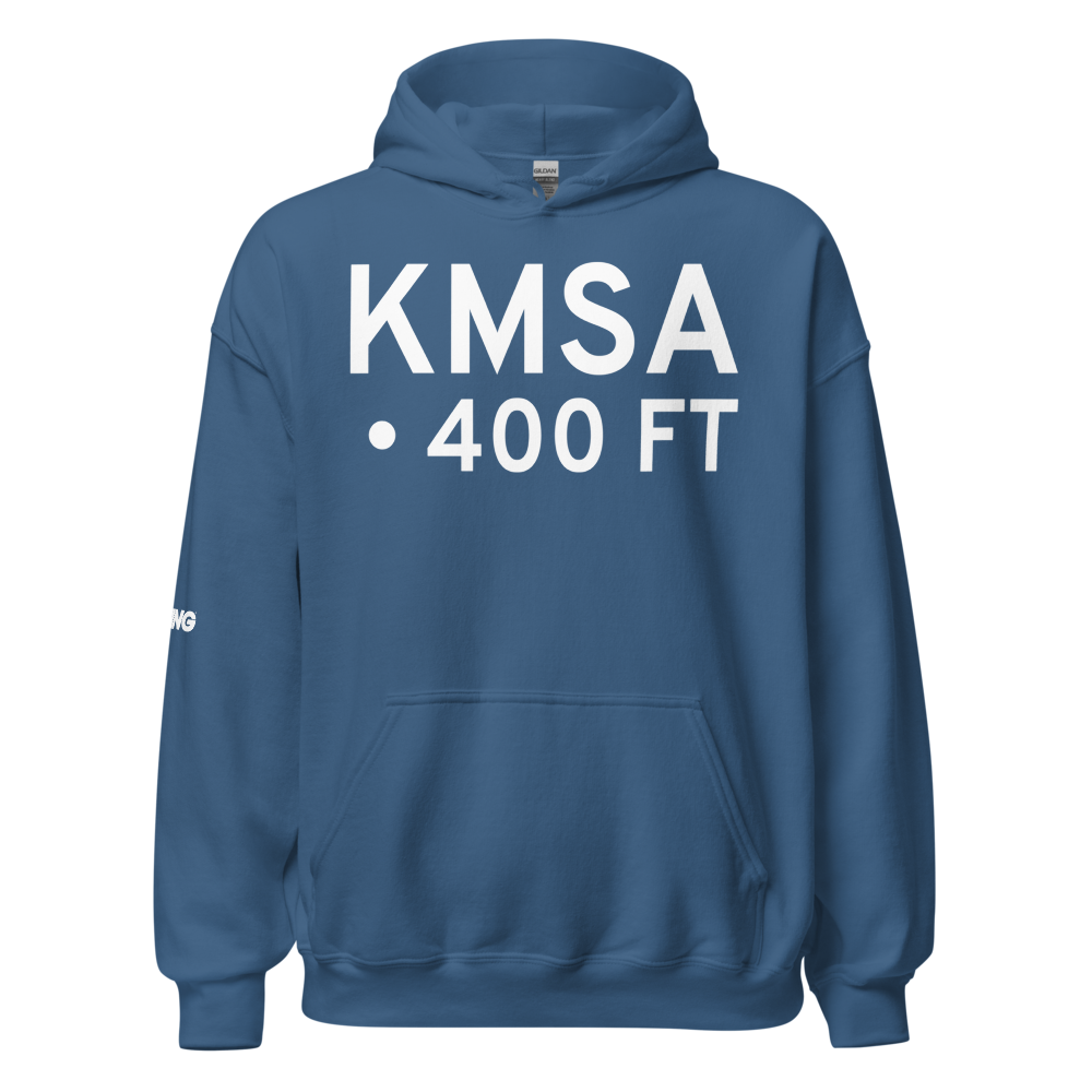 Mt Pleasant Airport (KMSA) ICAO Hoodie Sweatshirt 