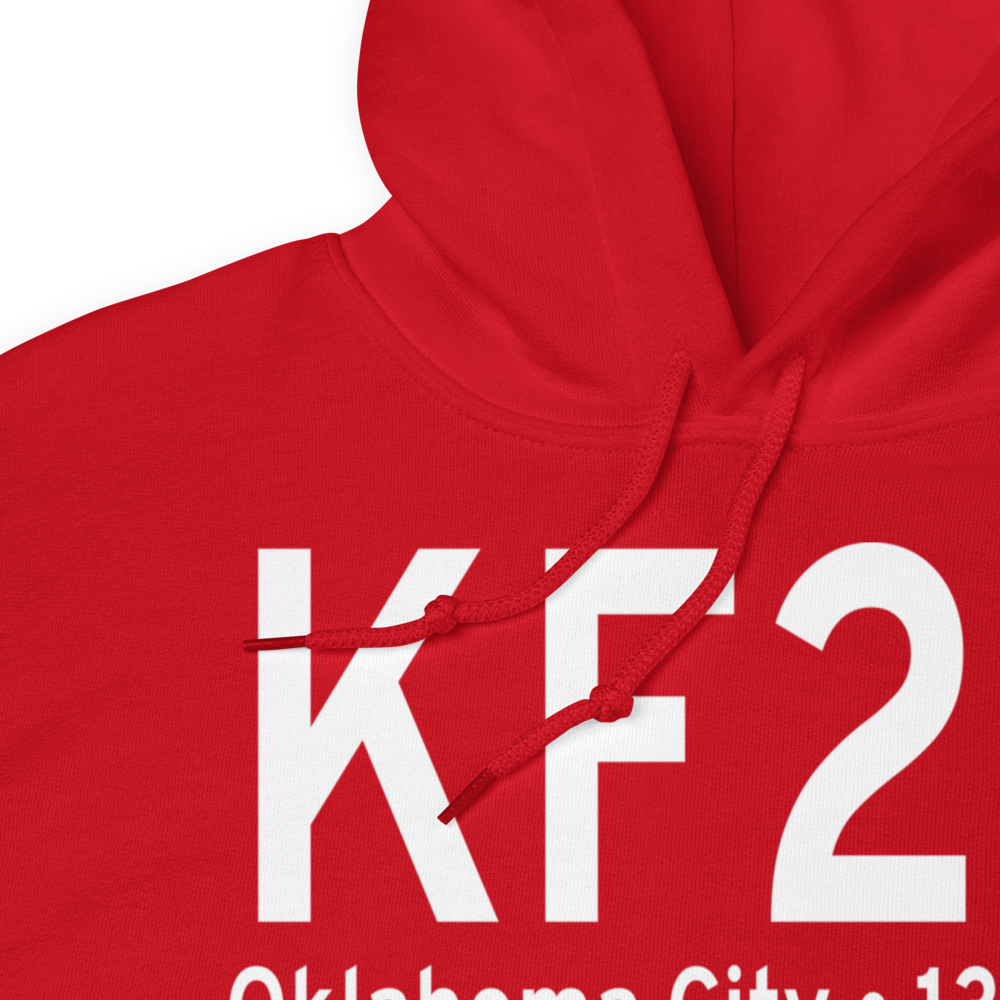 Clarence E Page Municipal Airport (KF29) ICAO Hoodie Sweatshirt 