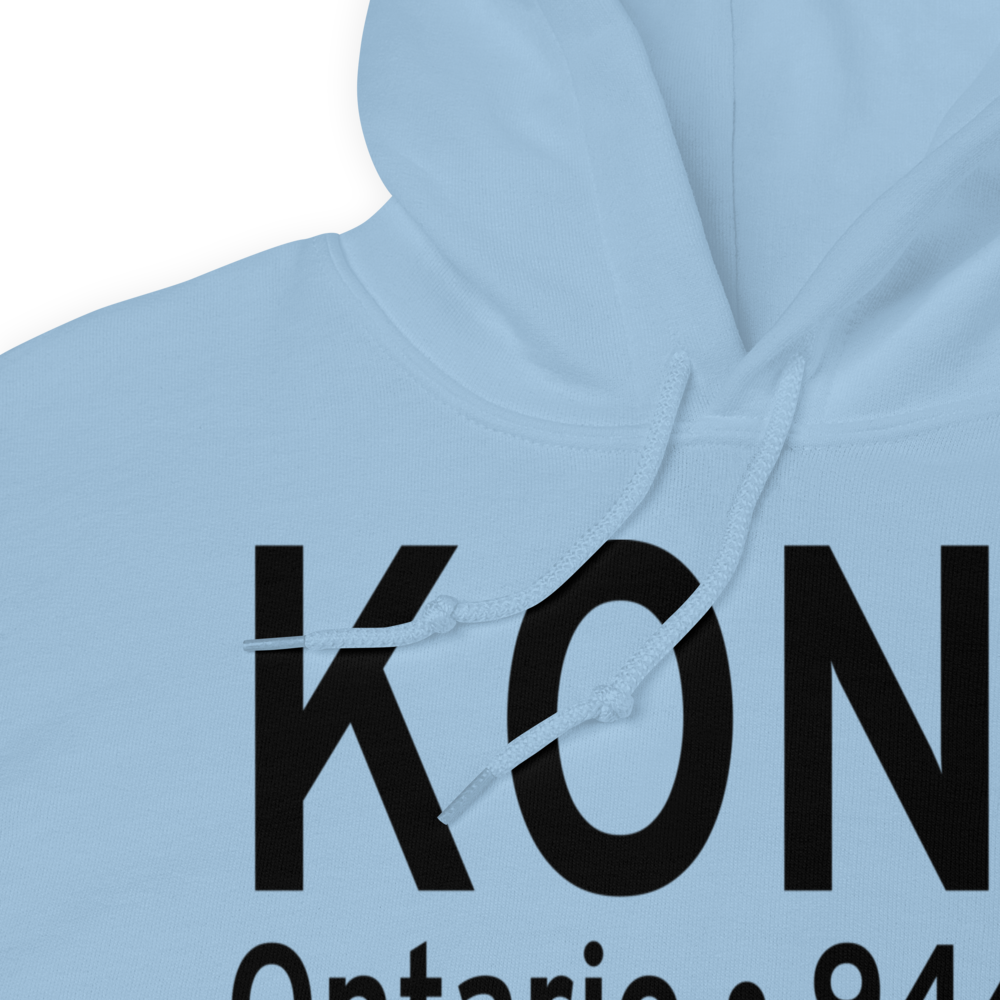 Ontario International Airport (KONT) ICAO Hoodie Sweatshirt 