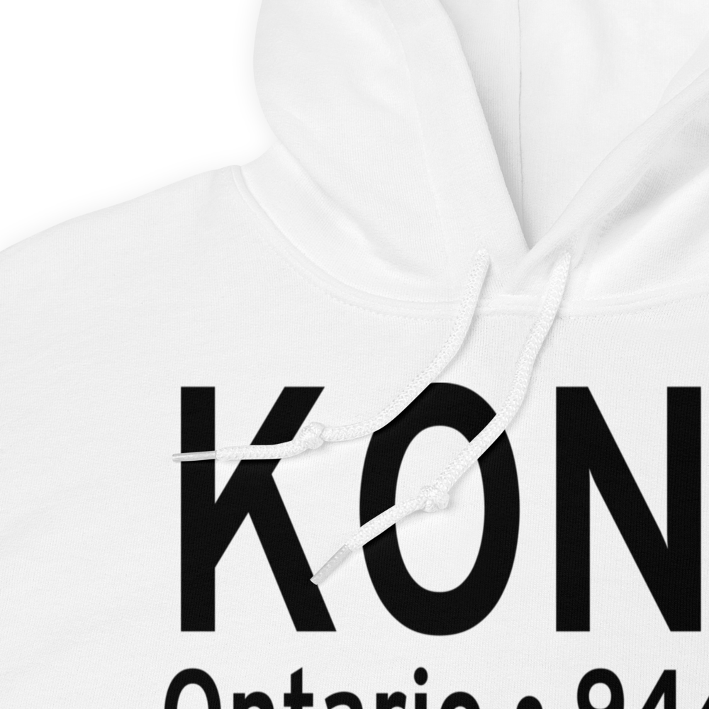 Ontario International Airport (KONT) ICAO Hoodie Sweatshirt 