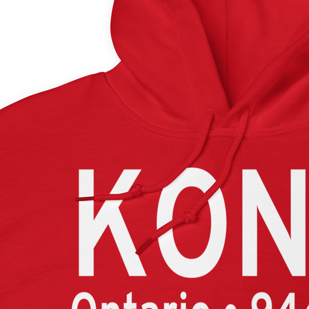 Ontario International Airport (KONT) ICAO Hoodie Sweatshirt 