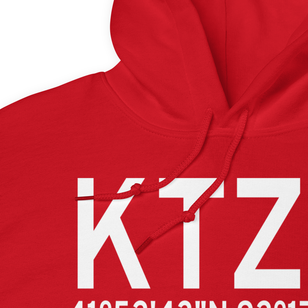 Belle Plaine Municipal Airport (KTZT) ICAO Hoodie Sweatshirt 