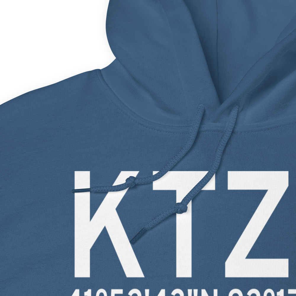 Belle Plaine Municipal Airport (KTZT) ICAO Hoodie Sweatshirt 