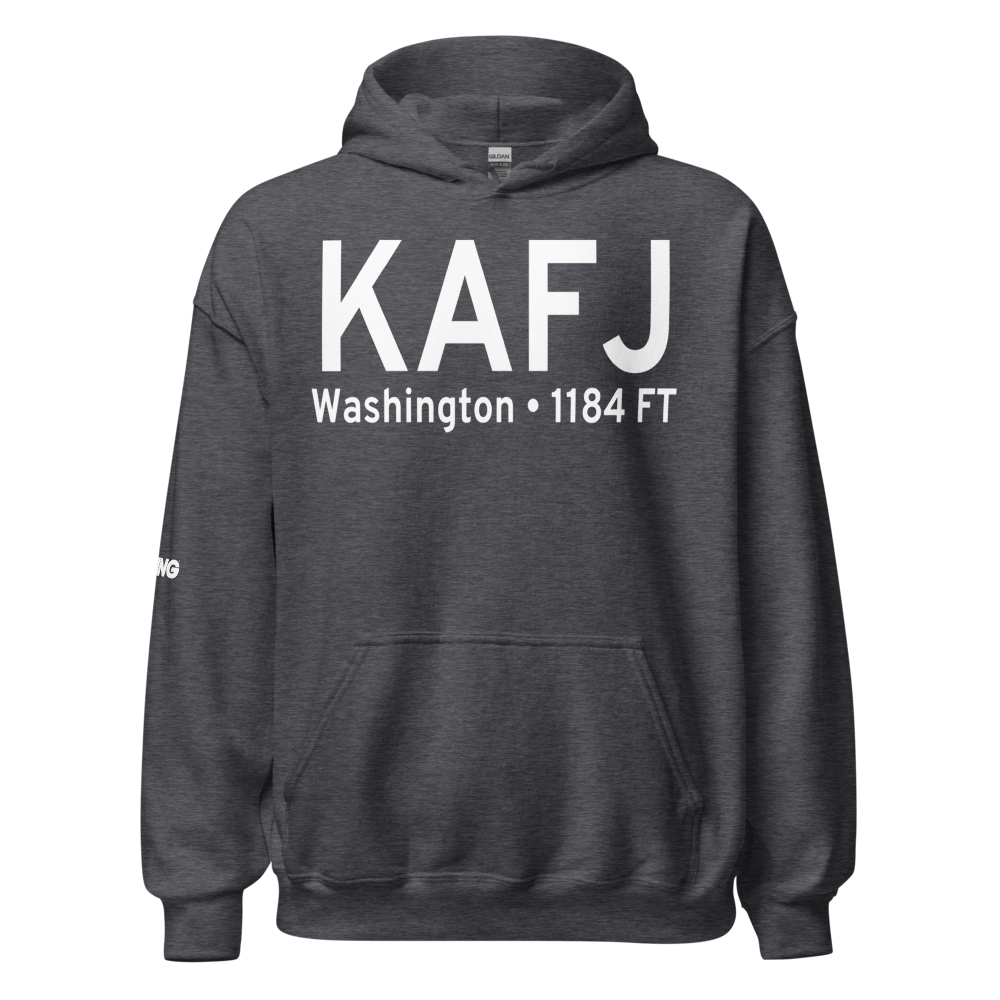 Washington County Airport (KAFJ) ICAO Hoodie Sweatshirt 