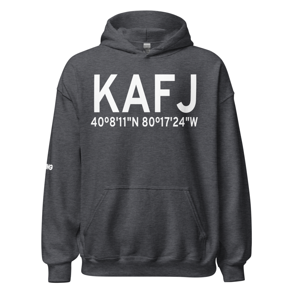 Washington County Airport (KAFJ) ICAO Hoodie Sweatshirt 