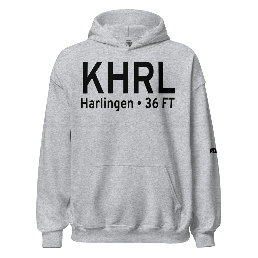 Valley International Airport (KHRL) ICAO Hoodie Sweatshirt 