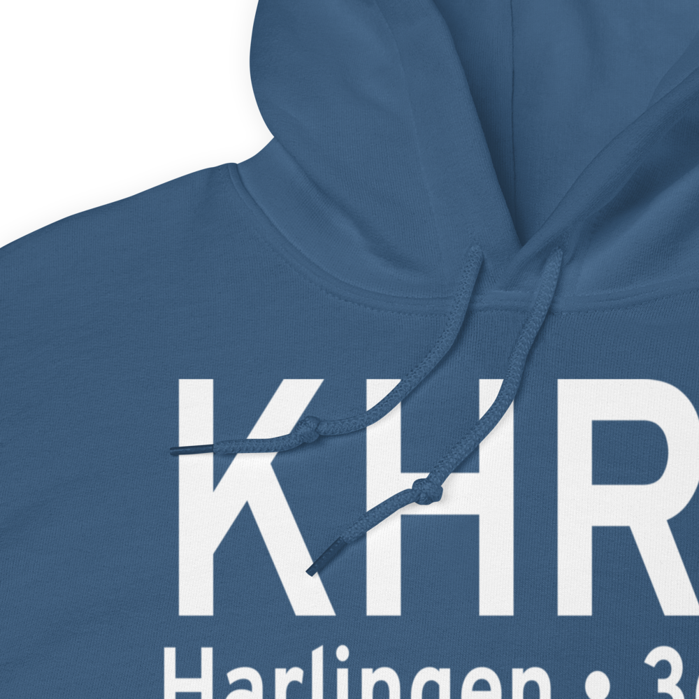 Valley International Airport (KHRL) ICAO Hoodie Sweatshirt 