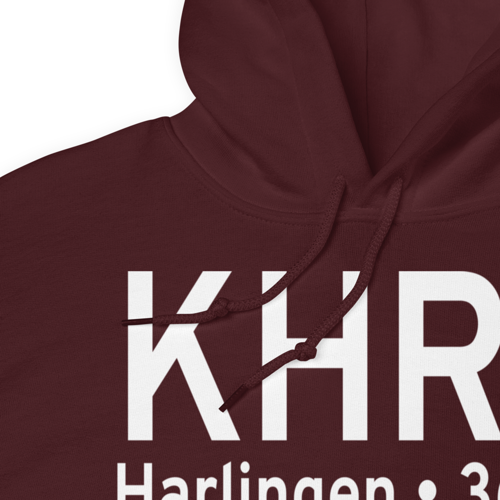 Valley International Airport (KHRL) ICAO Hoodie Sweatshirt 